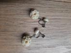 Antieke oorbellen.  Met schroefklem, Ophalen of Verzenden