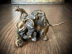 Antieke Olifant Brons beeldje brons bronsje dier curiosa, Antiek en Kunst, Antiek | Koper en Brons, Verzenden, Brons