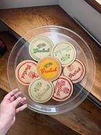 Dienblad Grolsch met biervilten, Ophalen of Verzenden, Zo goed als nieuw, Overige typen, Grolsch