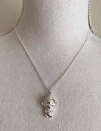 Zilver kleurige Ketting met Aap hanger! Leuke CADEAUTIP!, Verzenden, Nieuw, Zilver, Ketting