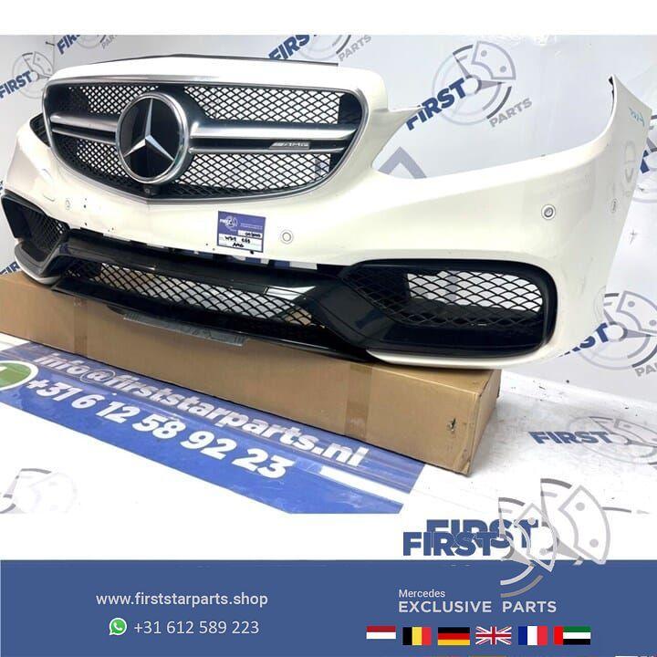 W212 FACELIFT E63 AMG VOORBUMPER WIT COMPLEET origineel Merc, Auto-onderdelen, Carrosserie en Plaatwerk, Bumper, Mercedes-Benz