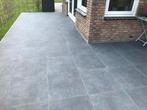 cimenti clay antraciet keramiek terras tegel 60x60x2 uitverk, Tuin en Terras, Nieuw, Keramiek, Ophalen, Terrastegels