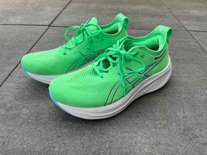 ASICS GEL-Nimbus 26 Heren maat 43 1/2 2x gedragen, Kleding | Heren, Schoenen, Zo goed als nieuw, Ophalen