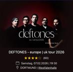 Deftones tickets Dortmund 7 feb 2026, Twee personen, Februari