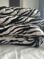Wasbaar dekbed in Zebra print NIEUW IN DOOS, Huis en Inrichting, Slaapkamer | Beddengoed, Wit, Tweepersoons, Ophalen of Verzenden