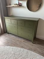 Hemnes ladekast groen, Ophalen, 100 tot 150 cm, Zo goed als nieuw, Met lade(s)