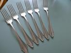 dinervorken Wellner palmet verzilverd, Antiek en Kunst, Antiek | Bestek, Ophalen of Verzenden