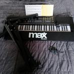 Keyboard MAX Music met standaard, Muziek en Instrumenten, Keyboards, Gebruikt, Overige aantallen, Met standaard, Ophalen