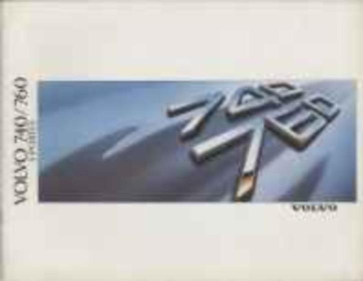 Volvo 740 of 760 e/o Estate brochure/auto folder '82 - '90, Boeken, Auto's | Folders en Tijdschriften, Zo goed als nieuw, Volvo