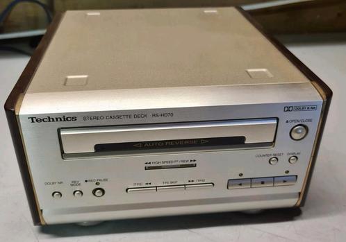 Technics Rs-hd70 stereo cassettedeck, Audio, Tv en Foto, Cassettedecks, Overige merken, Ophalen of Verzenden
