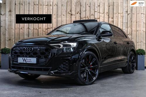 Audi Q8 60 TFSI e Quattro Competition *Pano*RS-Stoelen*B&O*M, Auto's, Audi, Bedrijf, Q8, 360° camera, 4x4, ABS, Achteruitrijcamera
