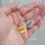 RVS ketting bedels mama hart love zilver en goud NIEUW, Nieuw, Overige merken, Overige materialen, 1 bedel