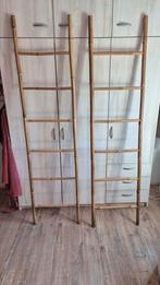2 Bamboe ladders 180x50, Ophalen, Zo goed als nieuw