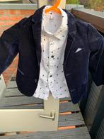 ZARA, Blauw colbertje fluweel mt.98 bloesje mt.98/104, Kinderen en Baby's, Kinderkleding | Maat 98, Ophalen of Verzenden, Zo goed als nieuw