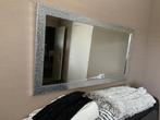 Zilverkleurige spiegel met facet glas 133BxH73xD2,5 cm, Huis en Inrichting, Woonaccessoires | Spiegels, Ophalen, 125 cm of meer