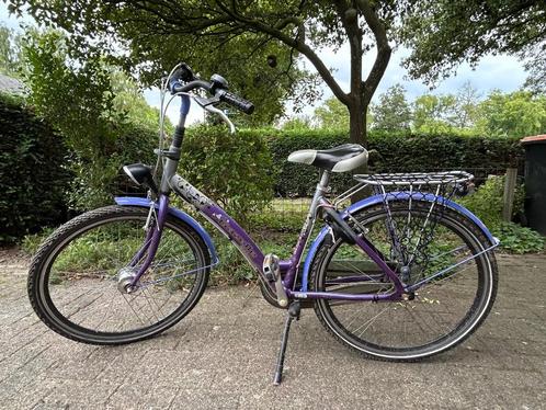 Kinderfiets 24 inch meisjes - Gazelle Whale, Fietsen en Brommers, Fietsen | Meisjes, Gebruikt, 24 inch, Handrem, Versnellingen