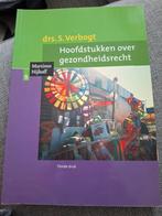 S. Verbogt - Hoofdstukken over gezondheidsrecht, S. Verbogt, Ophalen of Verzenden, Zo goed als nieuw, Nederlands