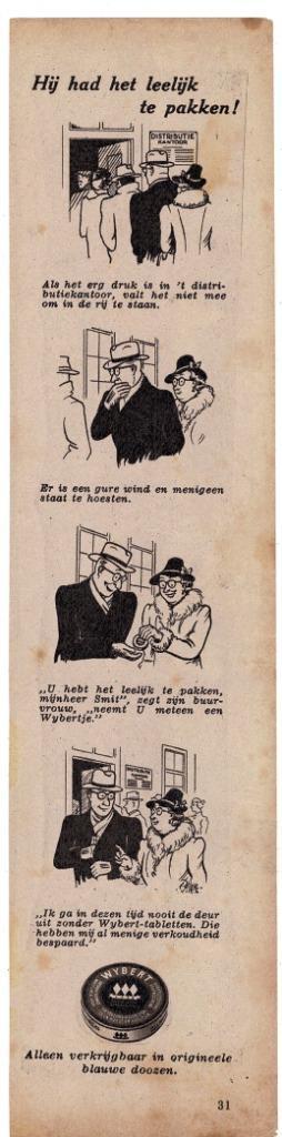 3x Hij had het leelijk te pakken neem dan meteen een WYBERT, Verzamelen, Merken en Reclamevoorwerpen, Zo goed als nieuw, Overige typen