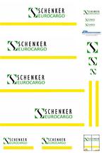 Vrachtauto decal 1:50 Schenker eurocargo ( combi ), Verzenden, Nieuw, Bus of Vrachtwagen, Overige merken