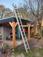 Aluminium ladder, Doe-het-zelf en Verbouw, Ladders en Trappen, Ophalen, Gebruikt, 4 meter of meer