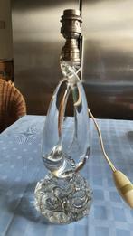 Baccarat Lampenvoet Gesigneerd met het originele baccarat st, Huis en Inrichting, Ophalen, Gebruikt, Glas, Minder dan 50 cm