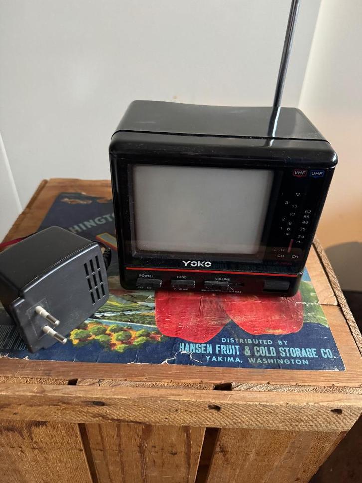YOKO Mini televisie zwart-wit, Audio, Tv en Foto, Televisies, Niet werkend, Minder dan 40 cm, Overige merken, 50 Hz, Ophalen