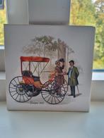 Vintage Duryea 1893 Tegel Mosa, Antiek en Kunst, Antiek | Wandborden en Tegels, Ophalen of Verzenden