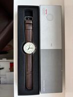 Audi Collection Horloge ecru 3100499200 5Atm, Sieraden, Tassen en Uiterlijk, Horloges | Heren, Overige merken, Leer, Staal, Polshorloge