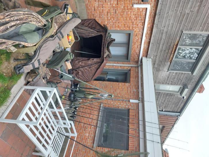 Karper en meerval materiaal, Watersport en Boten, Hengelsport | Karpervissen, Gebruikt, Complete set, Ophalen