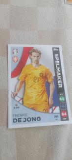 voetbal plaatje EK 2024 Lidl Frenkie de Jong oranje, Ophalen of Verzenden, Nieuw, Plaatje
