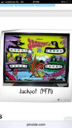 Williams Jackpot (1971) - Goed Onderhouden, Verzamelen, Automaten | Flipperkasten, Ophalen, Gebruikt, Mechanisch, Williams