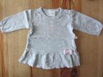 Grijs gebloemd jurkje Feetje maat 62, Kinderen en Baby's, Babykleding | Maat 62, Ophalen of Verzenden, Zo goed als nieuw, Meisje
