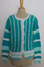 Handmade gebreid/knitwear vestje! L, Kleding | Dames, Verzenden, Zo goed als nieuw, Maat 42/44 (L), Groen