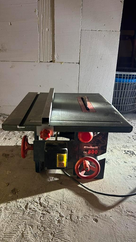 TK800 Einhell Zaagtafel, Doe-het-zelf en Verbouw, Gereedschap | Zaagmachines, Gebruikt, Cirkelzaag, 600 tot 1200 watt, 30 tot 70 mm
