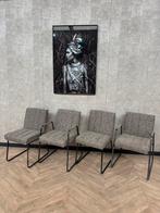 Goedkoop setje van 4 grijze eetkamerstoelen Santo *nieuw, Nieuw, Ophalen of Verzenden, Vier, X