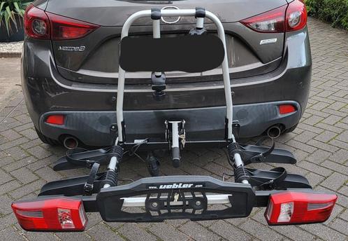 Uebler F22 Fietsendrager - Compact en Lichtgewicht, Auto diversen, Fietsendragers, Zo goed als nieuw, Trekhaakdrager, 2 fietsen