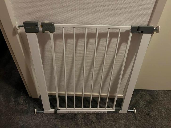 Safety 1st Klemhekje 73-80cm - Zonder Boren!, Kinderen en Baby's, Traphekjes, Zo goed als nieuw, Klemhekje, Metaal of IJzer, minder dan 100 cm