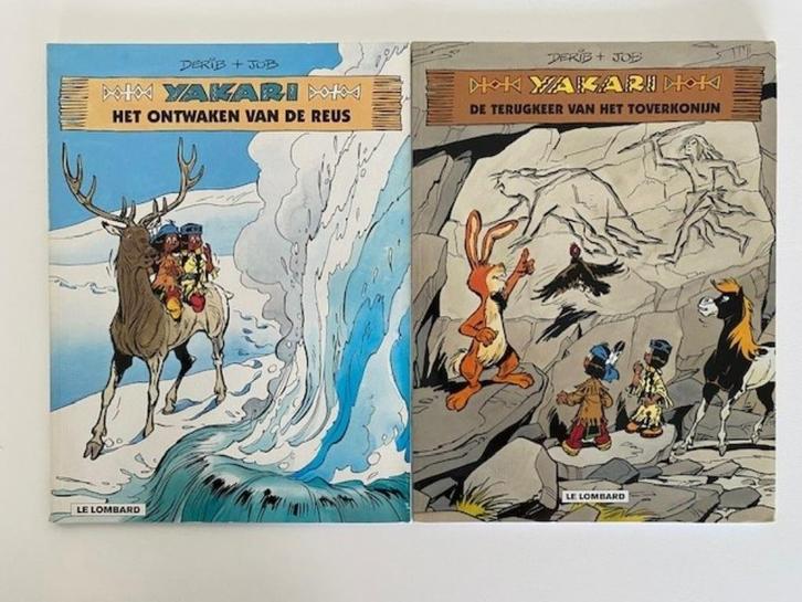 Yakari, SC, Derib, 2 moeilijk te vinden delen, Boeken, Stripboeken, Meerdere stripboeken, Ophalen of Verzenden