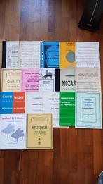 JS BACH t/m Schostakowitsch/Tschaikowsky.PIANO. 14 componist, Muziek en Instrumenten, Bladmuziek, Gebruikt, Klassiek, Ophalen of Verzenden
