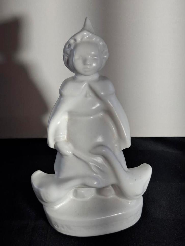 Schoonhoven plateel ganzehoedster., Antiek en Kunst, Antiek | Keramiek en Aardewerk, Ophalen of Verzenden