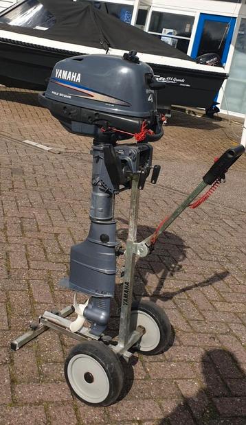 Yamaha 4 pk langstaart  4 takt met heel weinig vaaruren ! beschikbaar voor biedingen