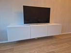 BESTÅ Tv-meubel wit/lichtgrijs 180cm, Ophalen, Overige materialen, 150 tot 200 cm, Zo goed als nieuw