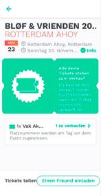 Konzertkaart, Tickets en Kaartjes