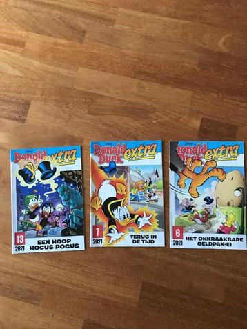 3 Donald Duck EXTRA 2021 nr. 6, 7, 13 z.g.a.n.