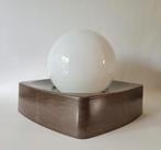 Vintage Herda plafondlamp muurlamp space age, Huis en Inrichting, Lampen | Plafondlampen, Ophalen of Verzenden, Gebruikt, Glas