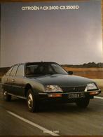 Citroen CX 2400-2500D folder, Ophalen of Verzenden, Zo goed als nieuw, Citroën
