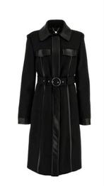 Marciano by Guess trenchcoat – Jet Black – maat L – nieuw me, Guess, Zwart, Maat 42/44 (L), Nieuw