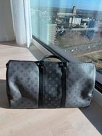 Louis Vuitton Keepall Bandoulière 50, 30 cm of meer, Zwart, Minder dan 35 cm, Ophalen of Verzenden