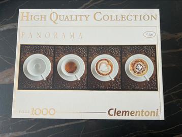 Clementoni panorama puzzel koffie 1000 stukjes - nieuw beschikbaar voor biedingen