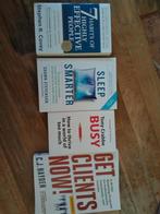 Books: 7 habits, get clients, sleep, busy, Ophalen of Verzenden, Zo goed als nieuw